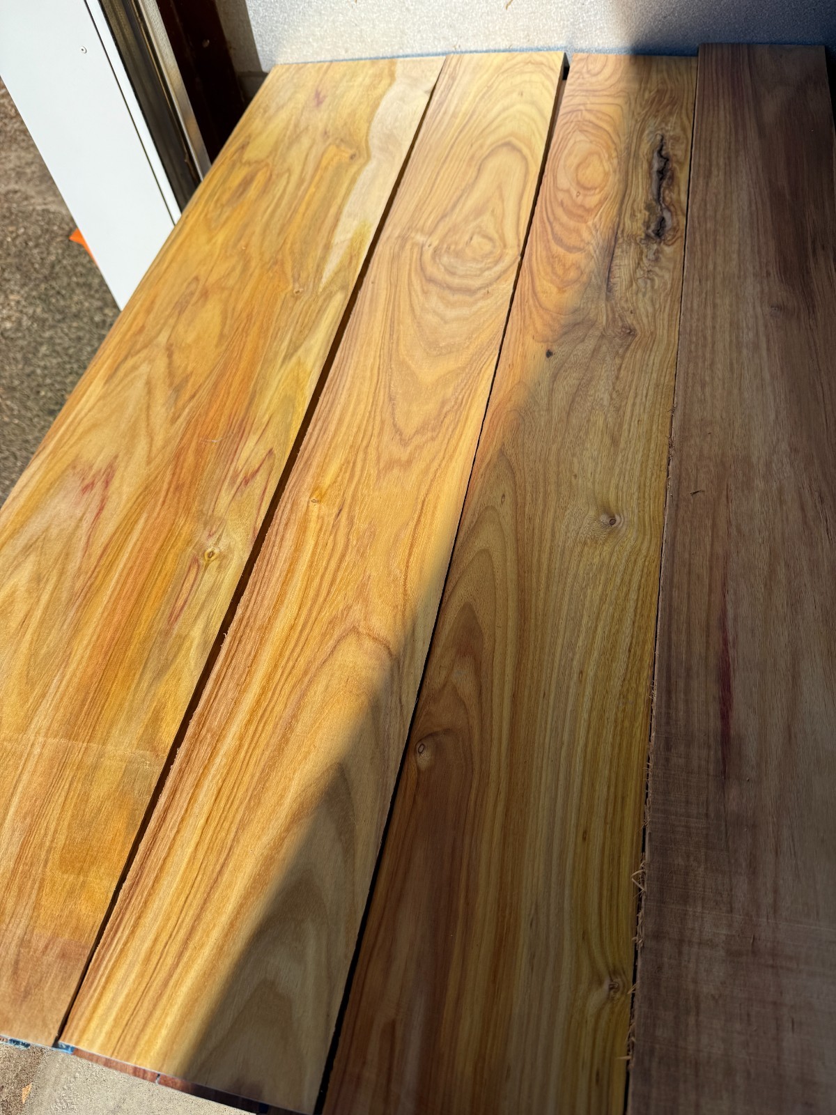 Canarywood Hardwood Lumber 2 BOARDS 36" long S2S Kiln Dried