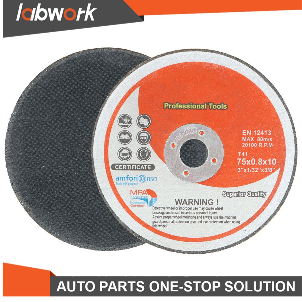 Labwork 25Pcs Cut Off Wheels Metal & Stainless Steel Cutting Discs 3"x1/32"x3/8"