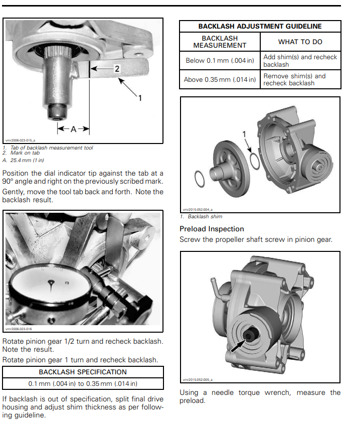 1447 Canam ATV Standard Rear Differential Rebuild Kit READ