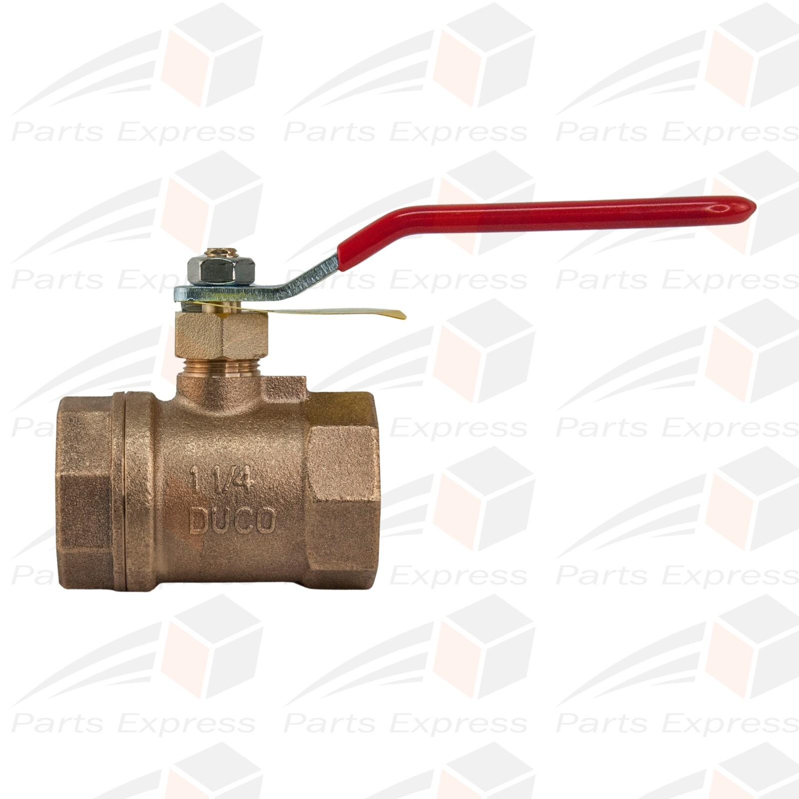 1-1/4" BRONZE BALL VALVE *200 WSP* FOR HIGH PRESSURE STEAM SERVICE, #80