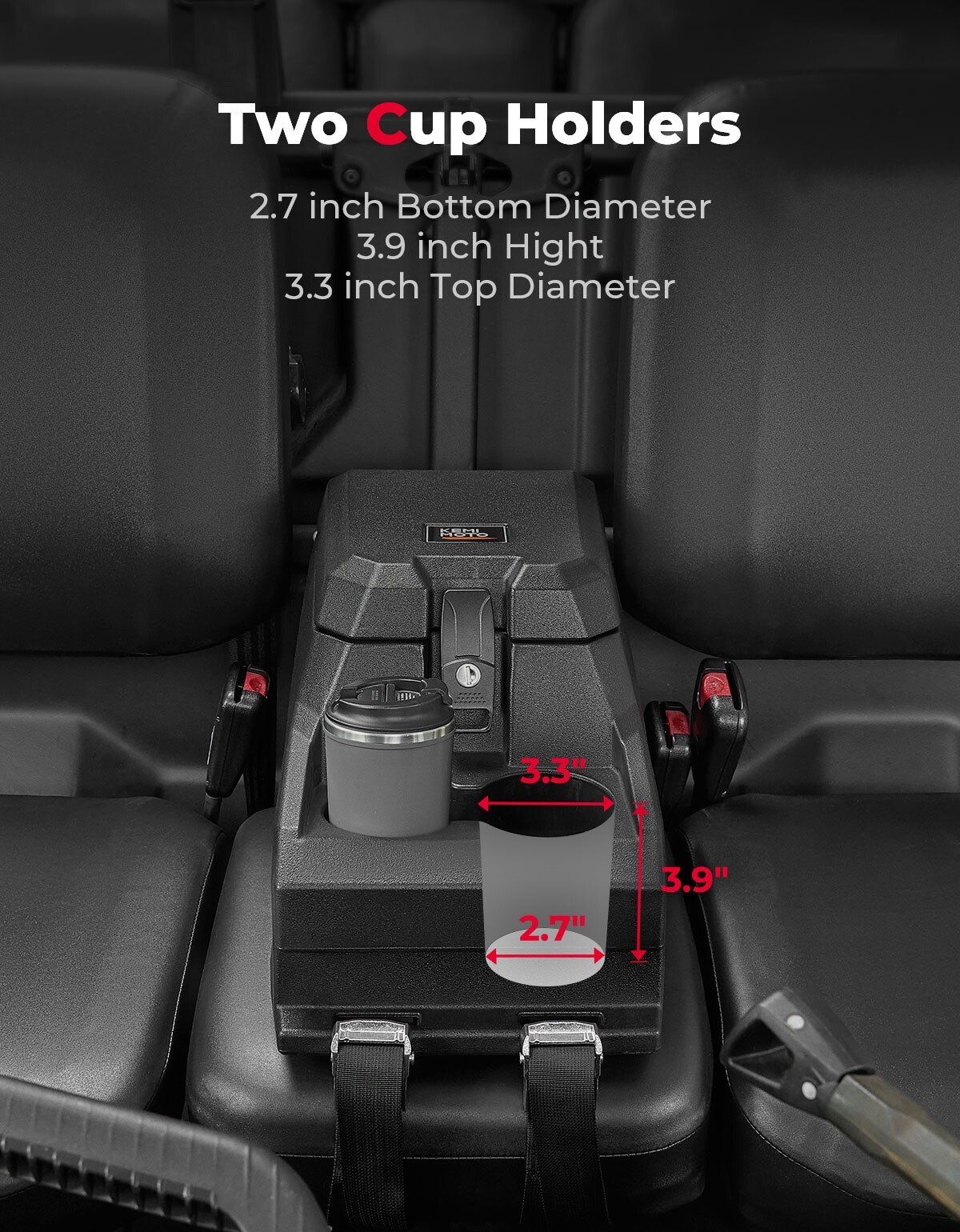 Bench Seat Center Console Armrest Box For Can am Defender HD5 HD8 HD9 HD10 MAX