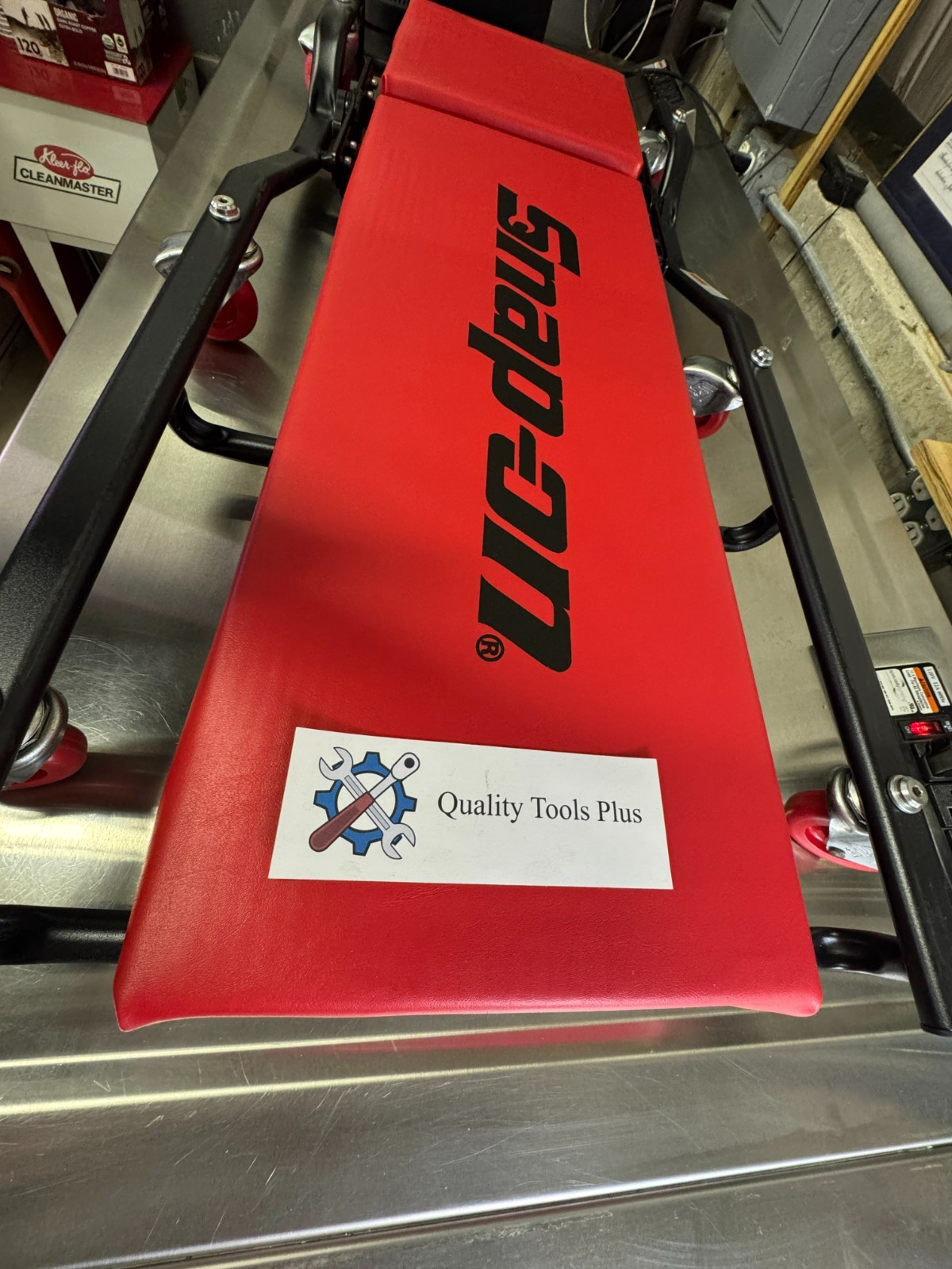 Snap-On NEW JCW67R Flat-Oval Adjustable Creeper Red