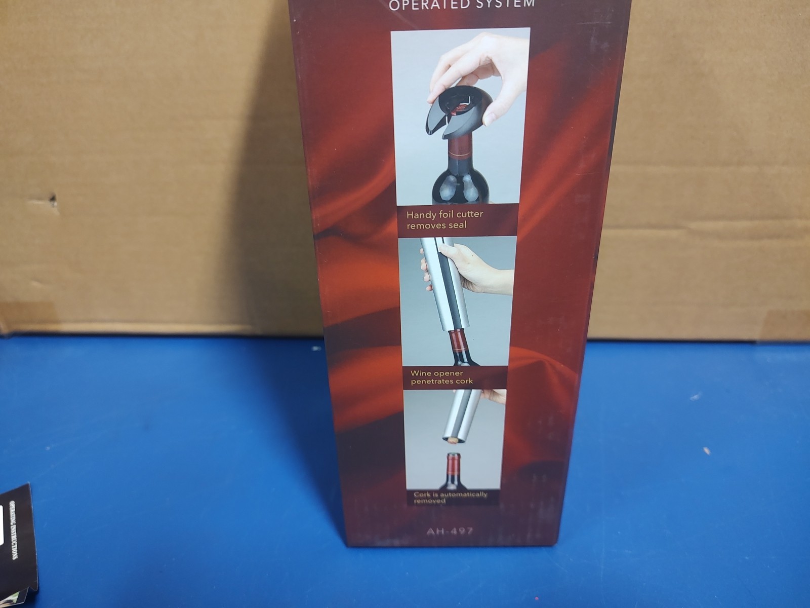 🍷 Archstone Nova Electric Wine-Bottle Opener w/ Foil Cutter, Model AH-497,New