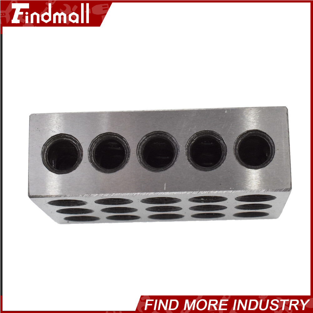 2 Matched Pair Ultra Precision 1-2-3 Blocks 23 Holes .0001" Machinist 123 Jig