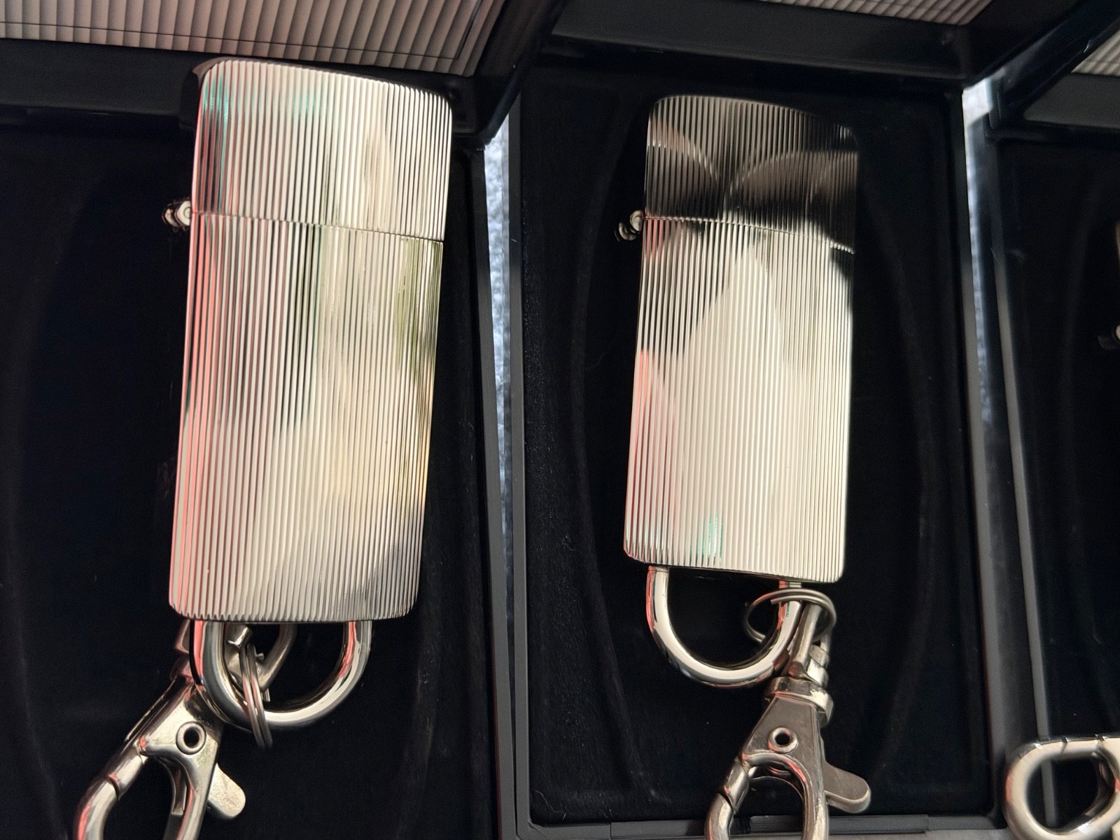 Brand New NOS Sarome Cigarette Cigar Lighter Lot Tobacciana Clip Chain Lot 12