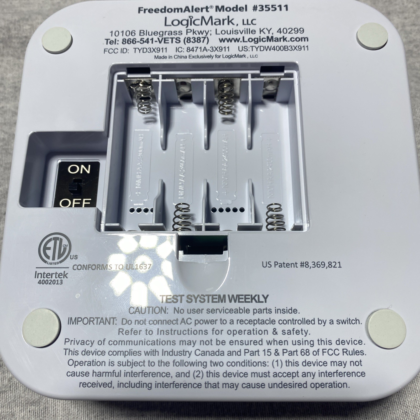 LogicMark Freedom Alert Personal Emergency Response System 35511 Living Assist