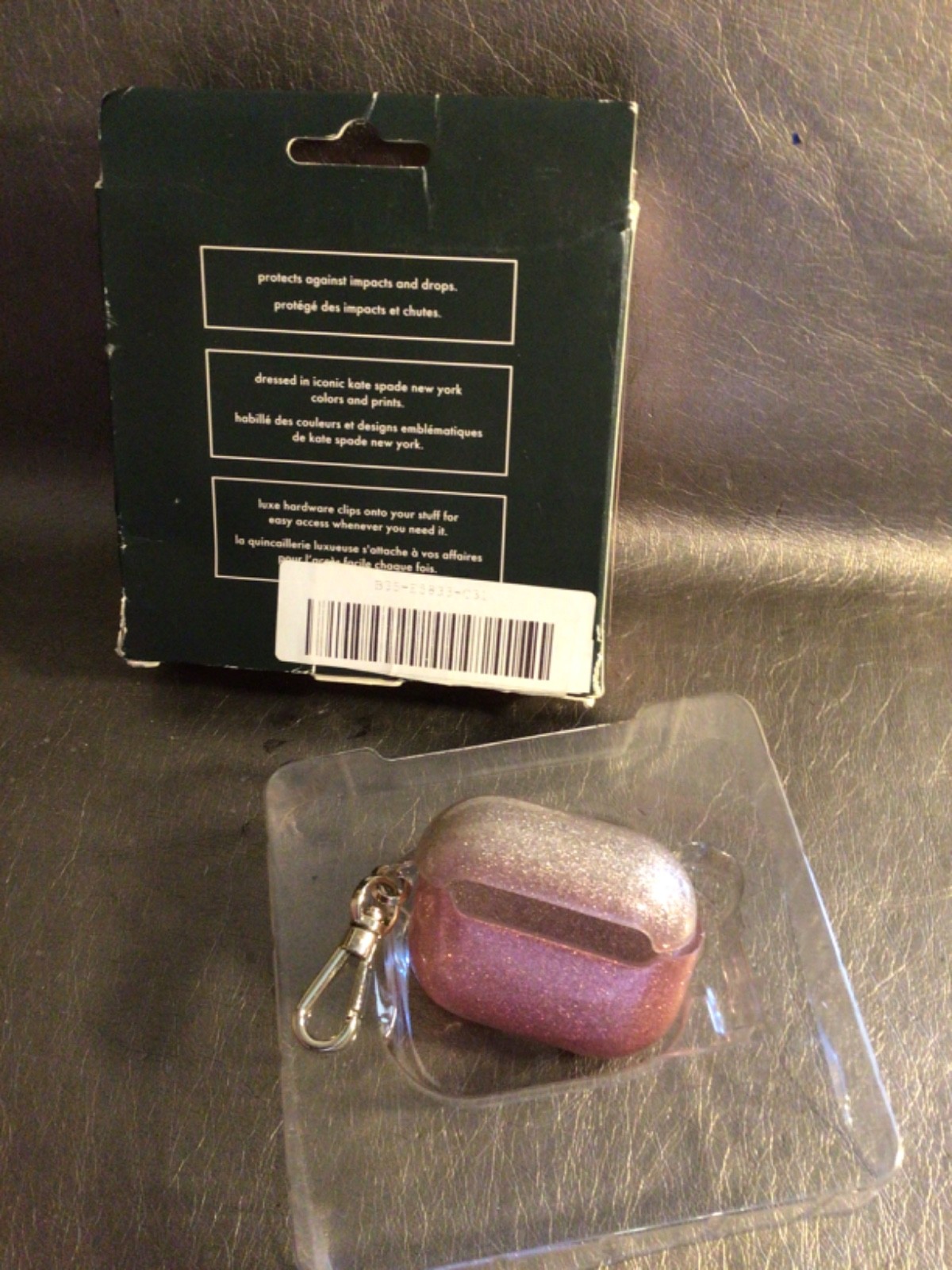 Kate Spade New York Protective Case for AirPods 2021 - 3rd Gen - Sunset Glitter