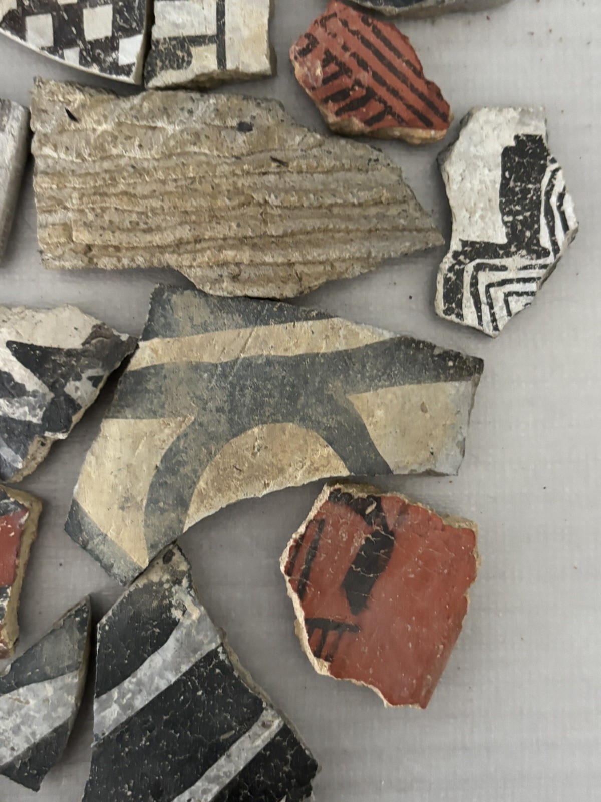 30+ Ancient Anasazi Native American Pottery Shards Arizona L8-B FREE SHIP