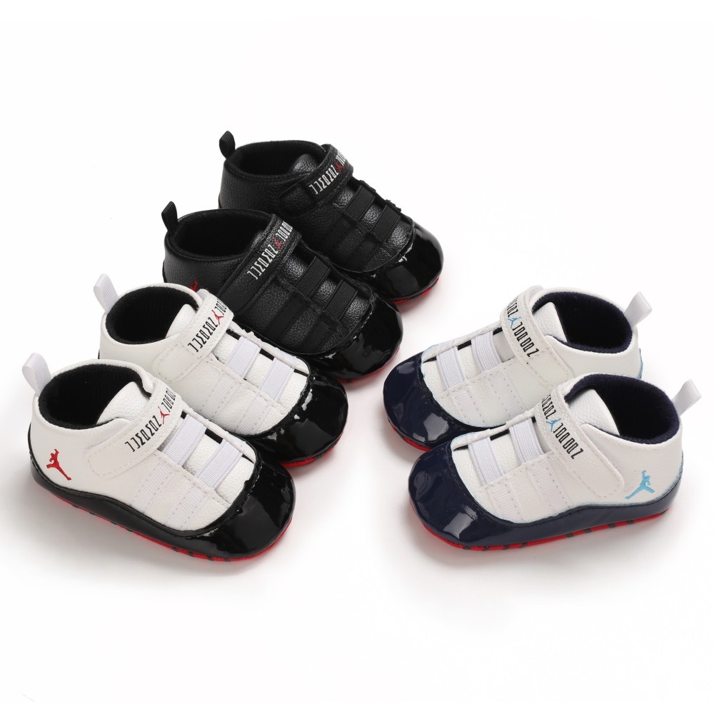 Classic Baby Boy Girl Crib Shoes Infant Sneakers Casual Shoes Newborn Baby Shoes