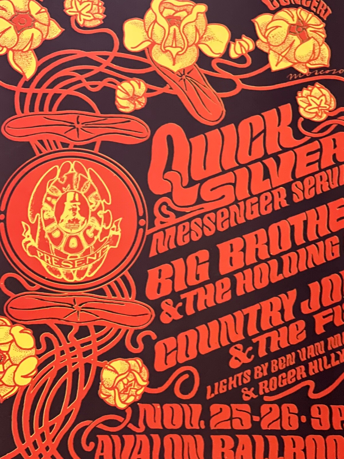 FD 36-3 Janis Joplin Thanksgiving Weekend 1966 Original Concert Poster Avalon