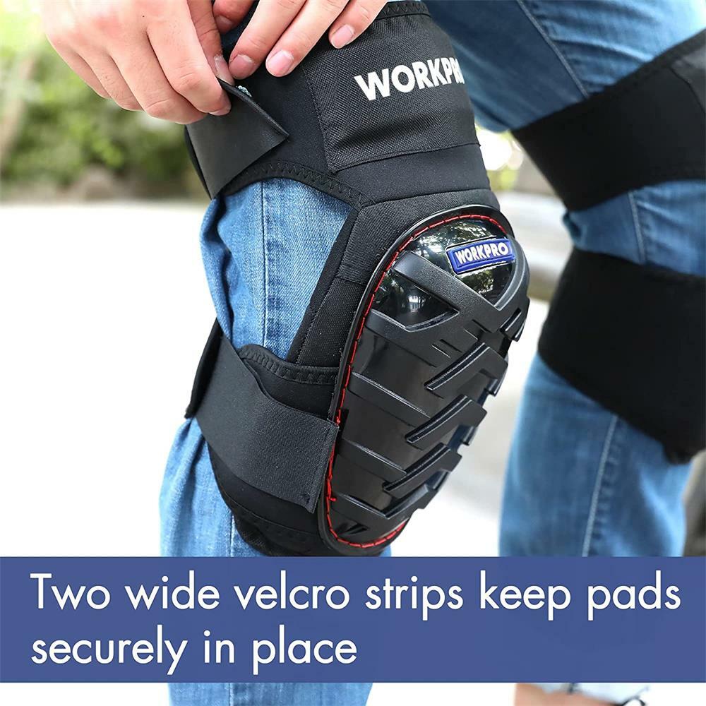 WORKPRO Knee Pads Construction For Work W/ Anti-Slip Strap Professional Kneepads