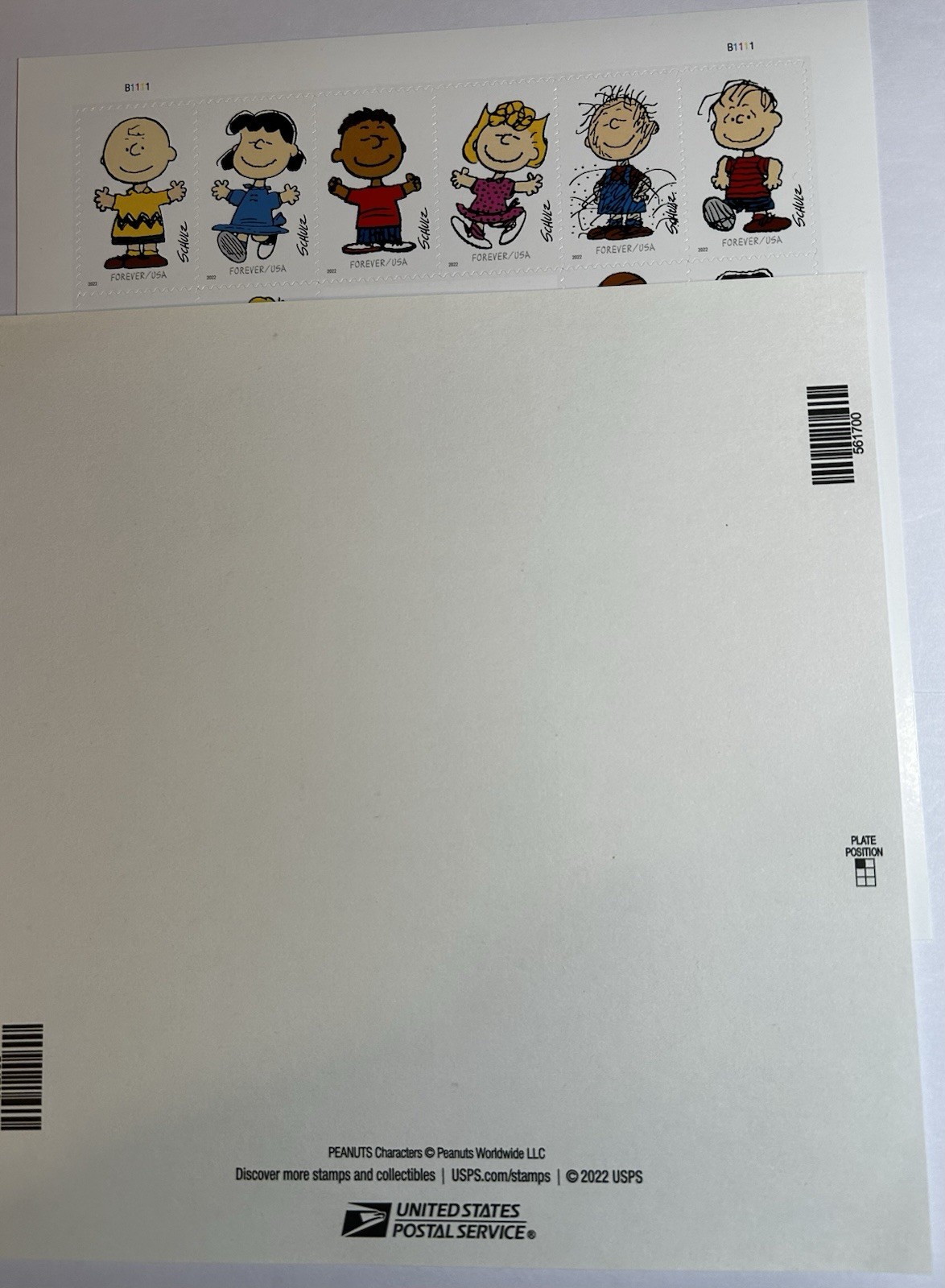 40ct Peanuts Schulz Forever Stamps, Out Of Print, Scott 5726, FREE SHIPPING