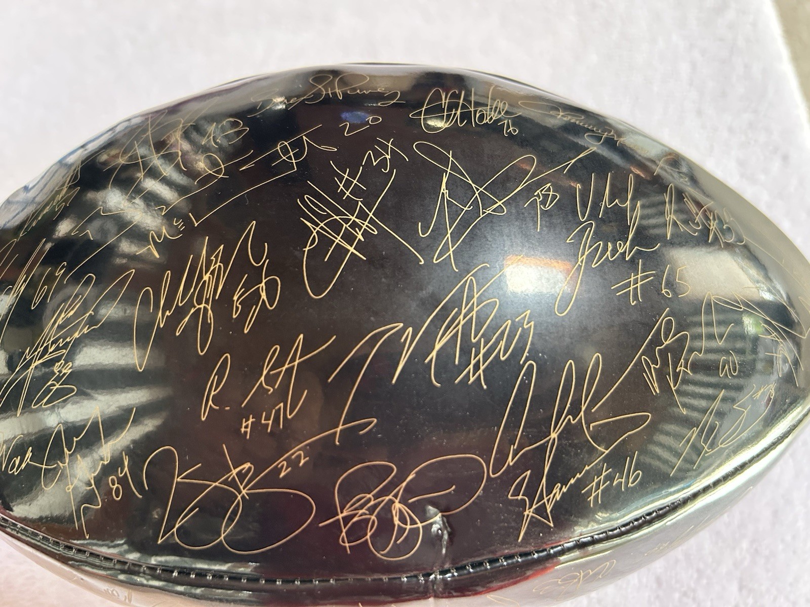 2005 TEAM SIGNED STEELERS FOOTBALL