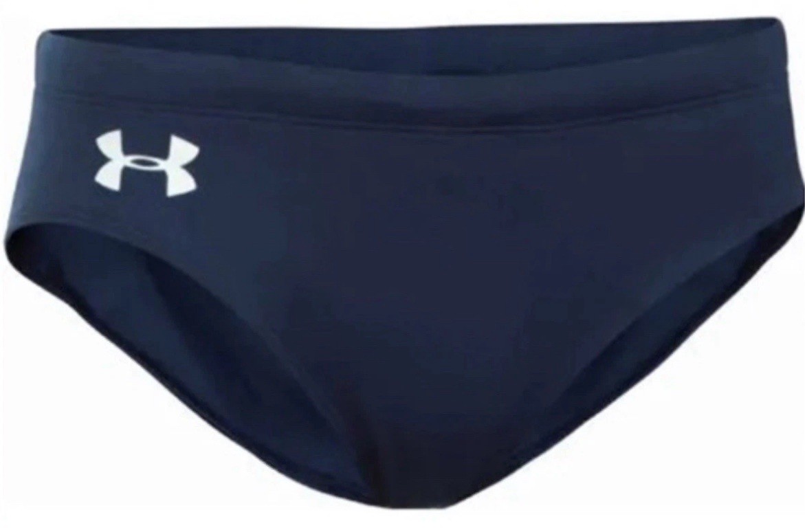 Womens Under Armour Track & Field Running Briefs Navy Blue Small Brand New