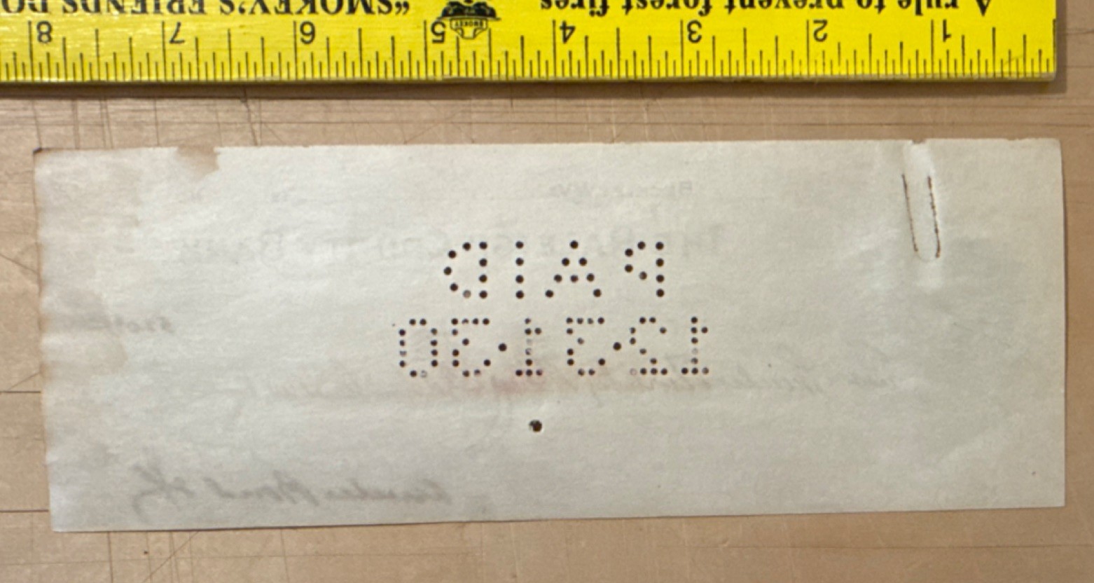 $520,312.50 bank check Raleigh County Bank, Beckley WV December 31, 1929