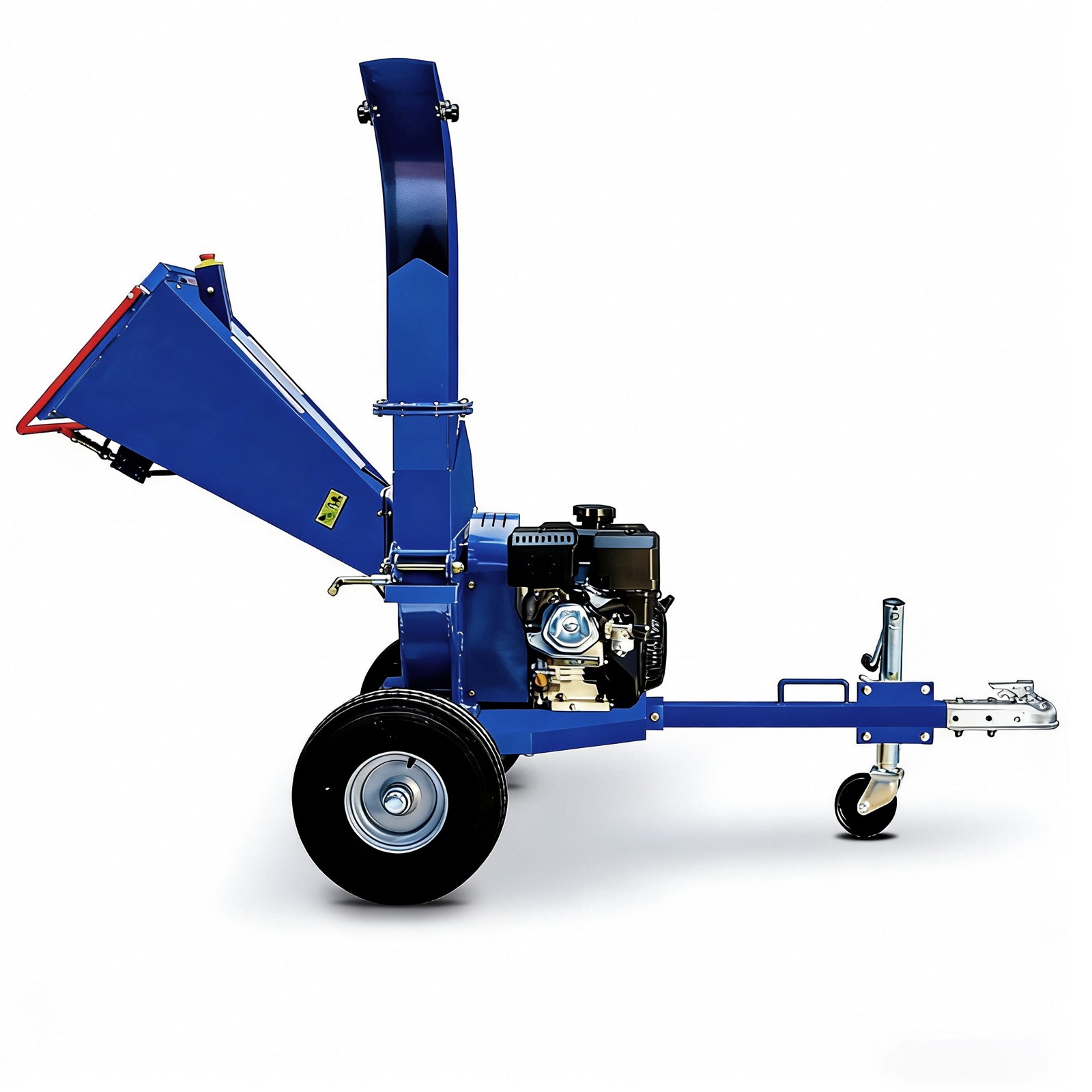 5" 15HP 420cc GAS Powered DISC Wood Chipper Shredder Mulcher EPA Towable 3-Wheel