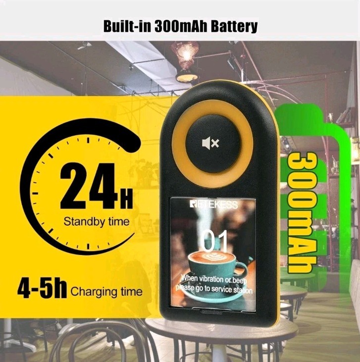 RETEKESS TD169 20 Replacement Pagers ONLY Calling System Not Included Pager