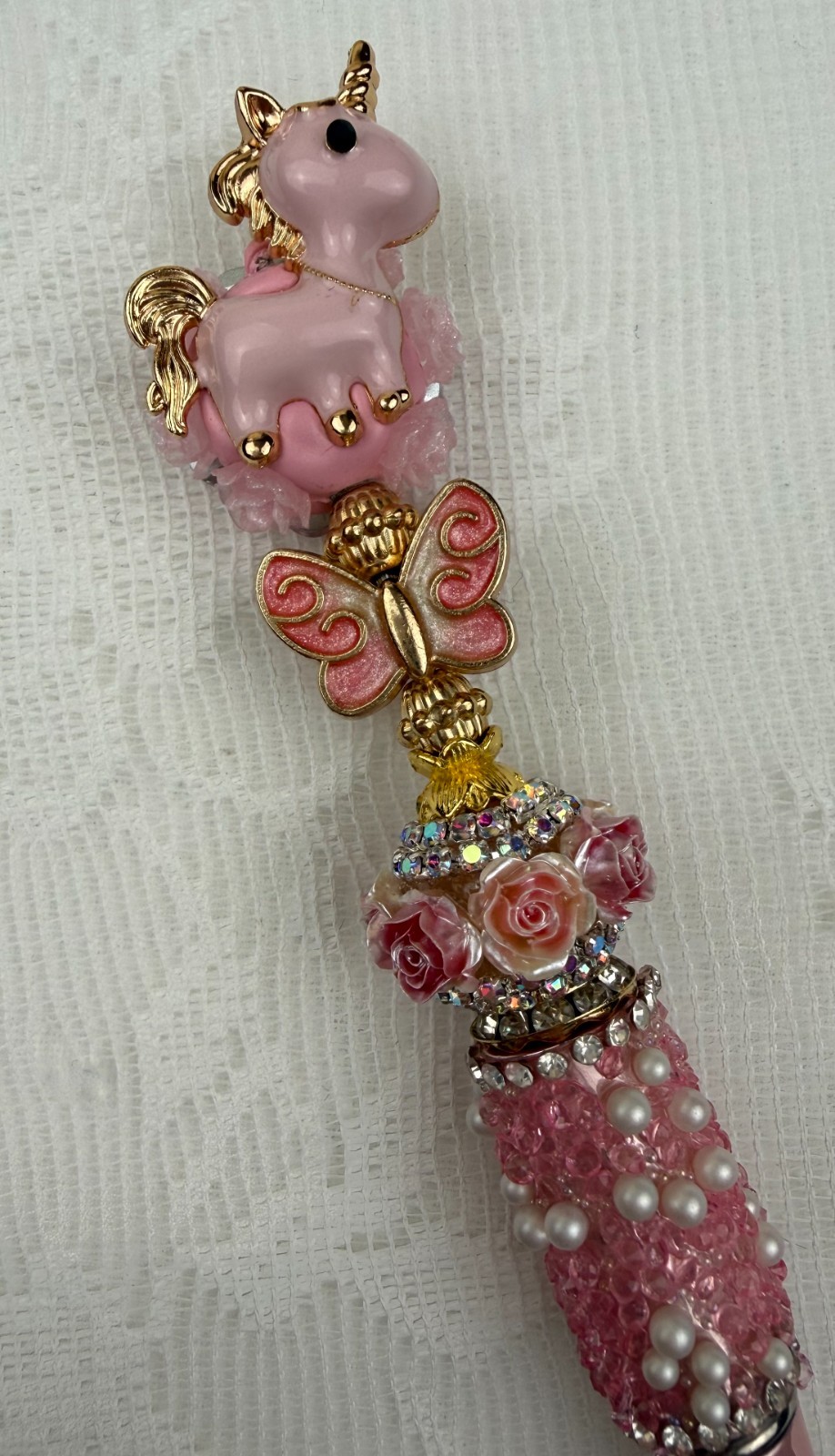 Custom bling pens! Luxury Inspired Unicorns! Gift.Basket filler.Journal.Collect!