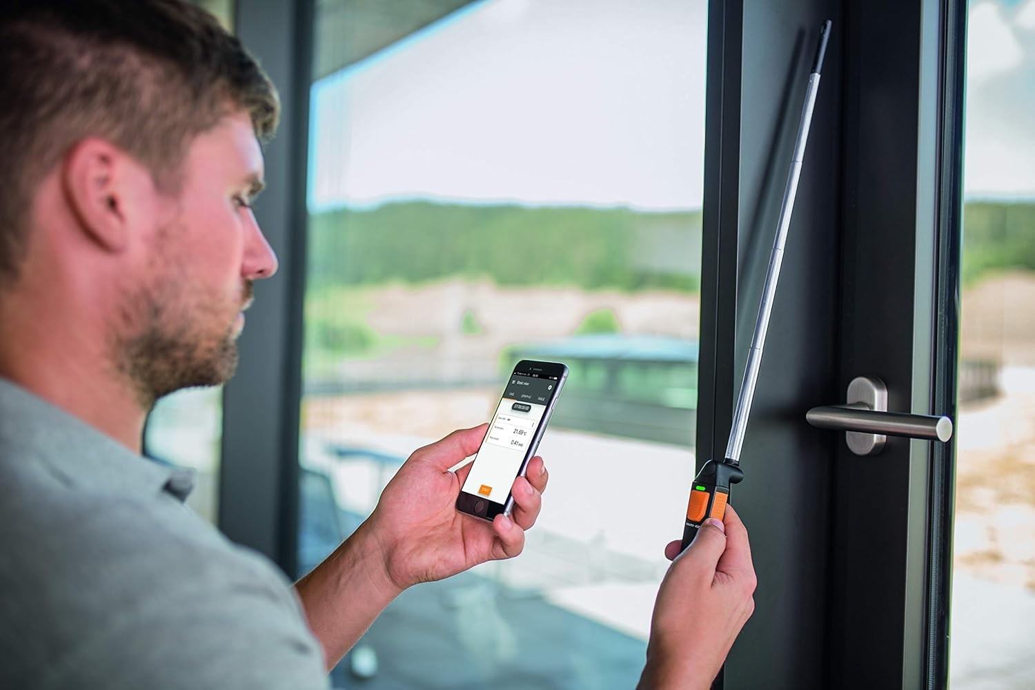 Testo 605i Thermohygrometer Temperature & Humidity Measurement w/ Bluetooth