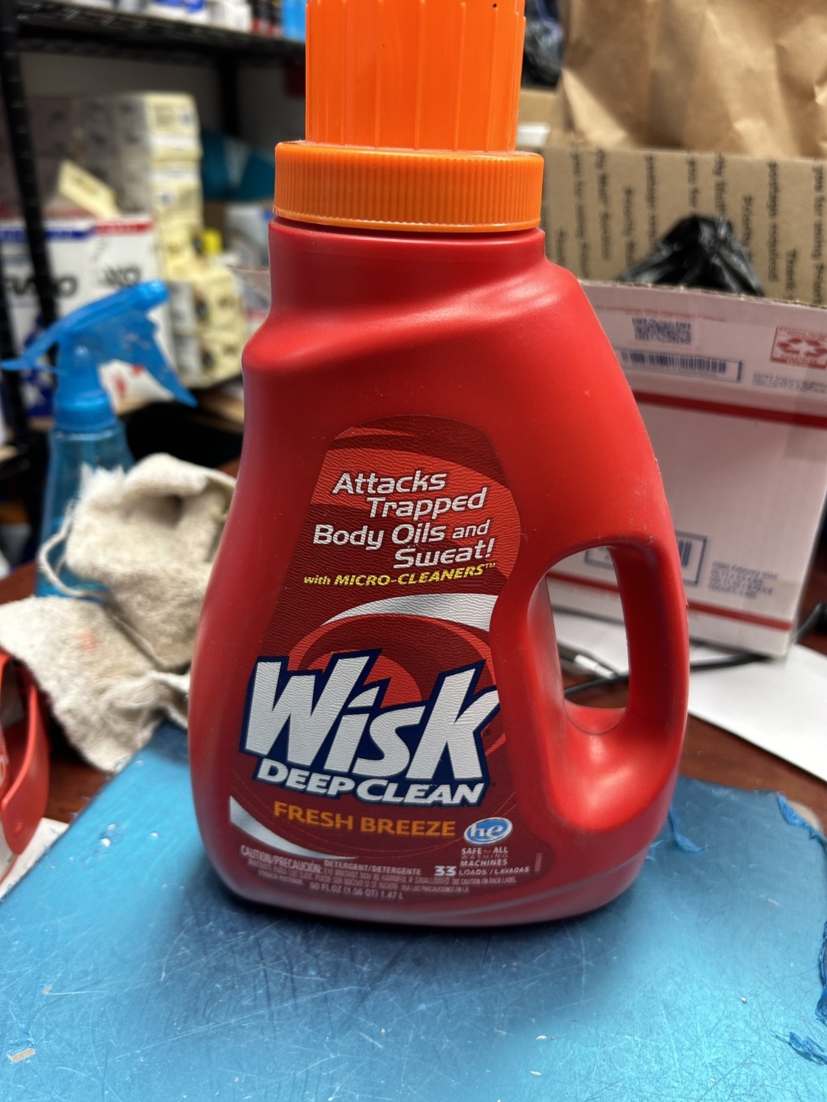 Wisk Deep Clean Fresh Breeze HE 33 Loads Laundry Detergent 50 Fl Oz Discontinued