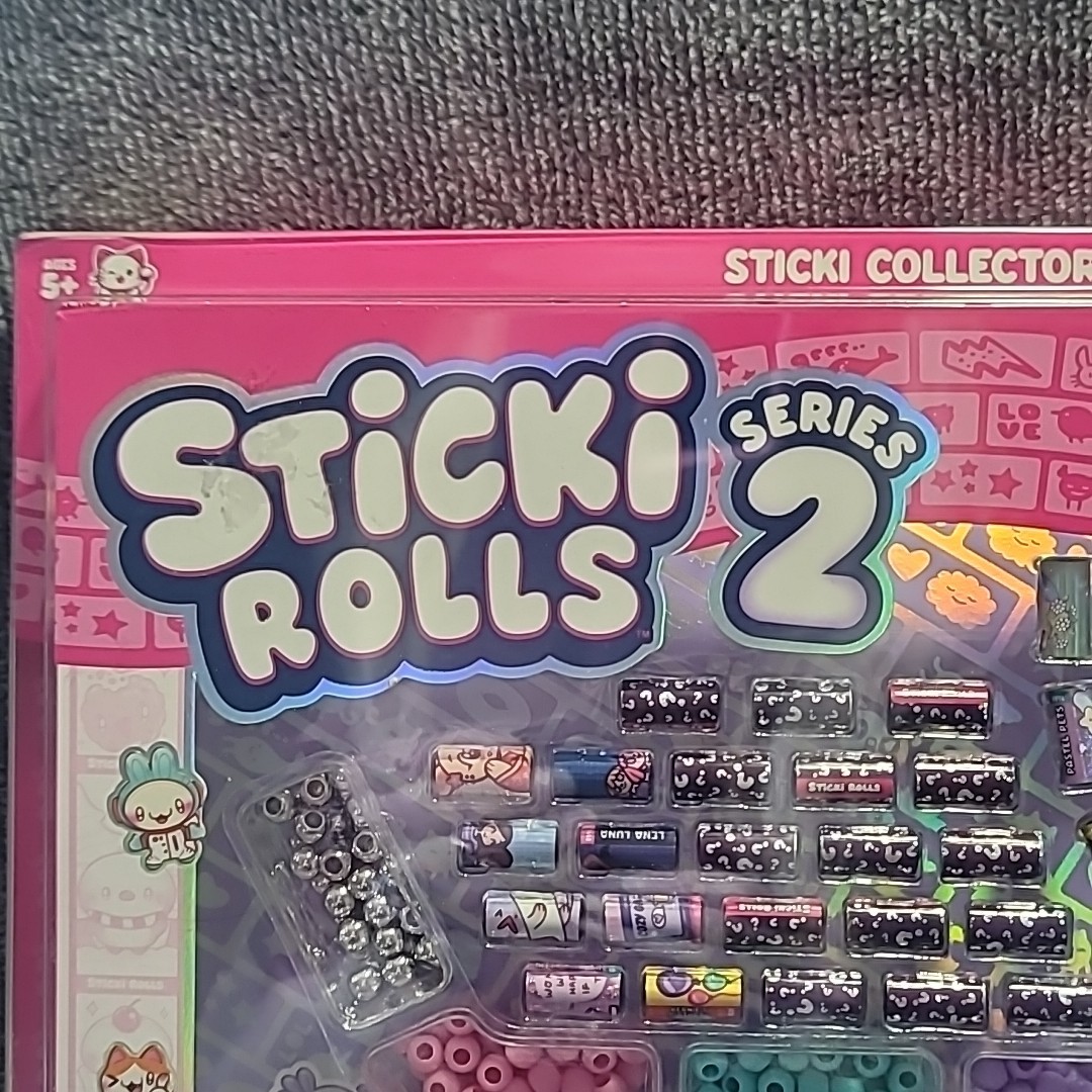 Sticki Rolls Series 2 Wearable Sharable Sticker Bracelets 350 Stickers-Sealed