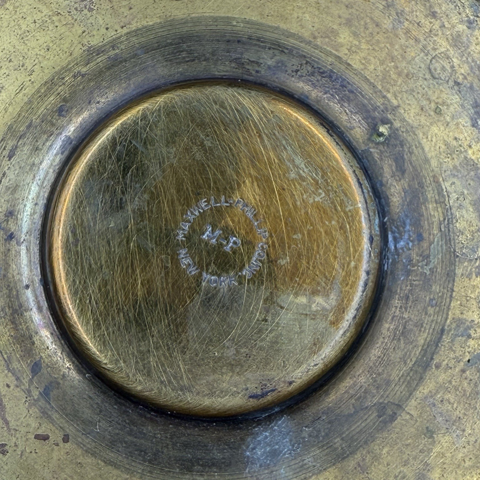 Maxwell Phillip Antique Brass Pitcher