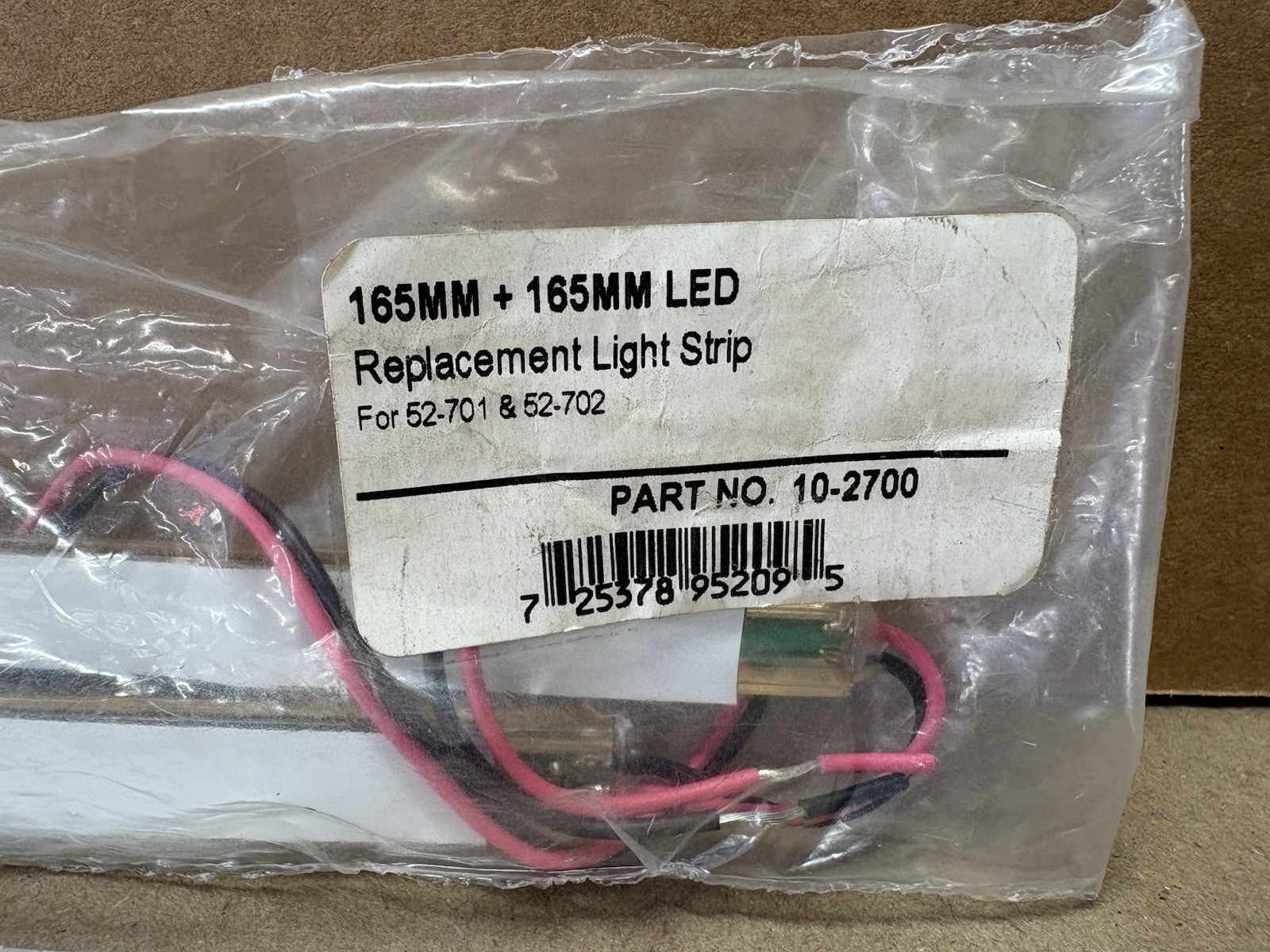 SHOW CHROME 10-2700 Clear LED Strip Replacement for 52-701 & 52-702 GL1800