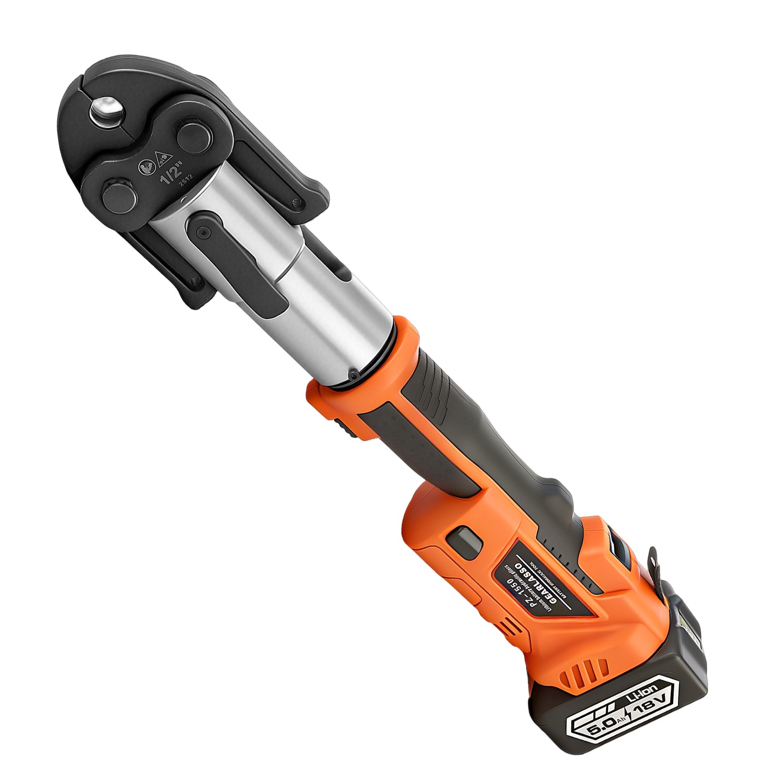 1/2" -2" Pro Press Tool Pipe Crimping Kit Press Tool Battery Kit with 6 Jaws US