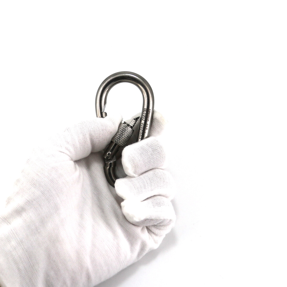 4PCS 3.16" 316 Stainless Steel Carabiner Clips Heavy Duty Lock Snap Spring Hook