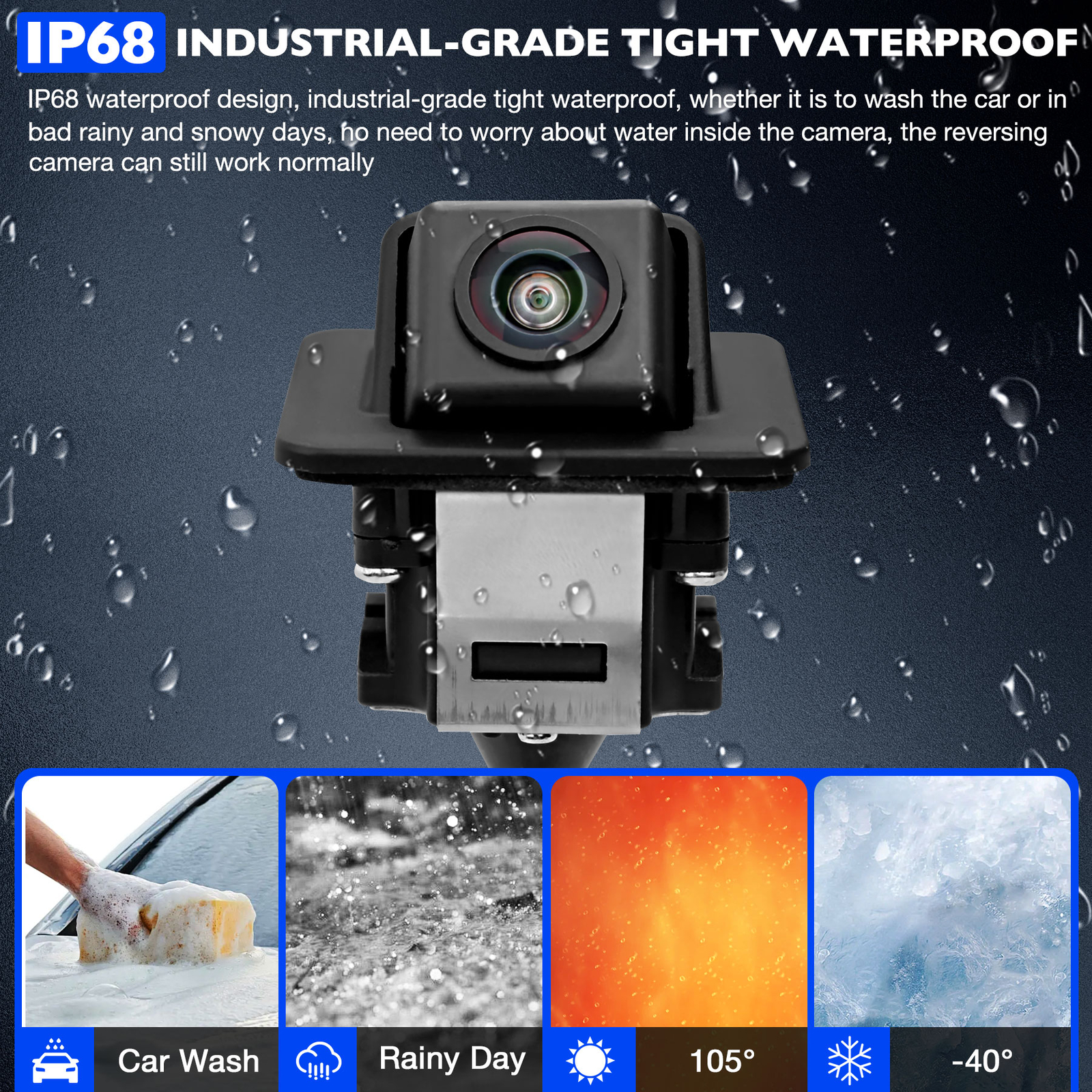 Rear View Back Up Parking Reverse Camera For 2012-13 Hyundai Elantra 957503X105