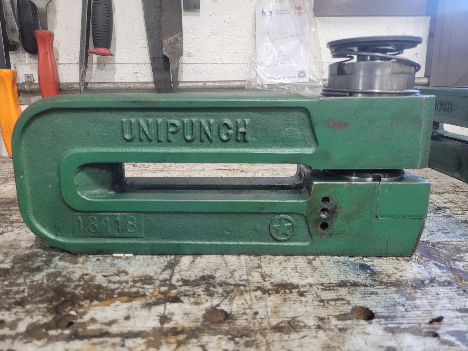 Unipunch 8B3 C Frame Punch Loaded - Great Condition