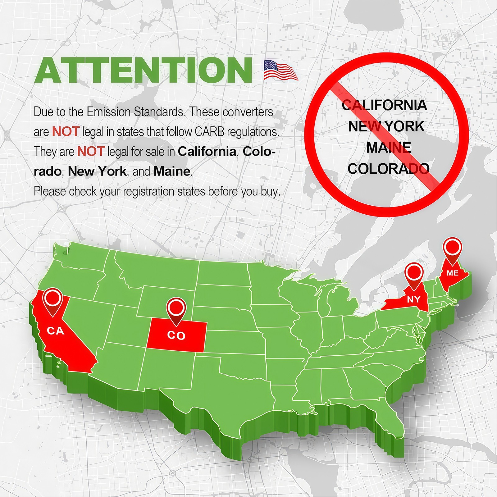 Catalytic Converter for Ford E-150 2009 2010-2014 E-250 E-350 Super Duty V8 5.4L