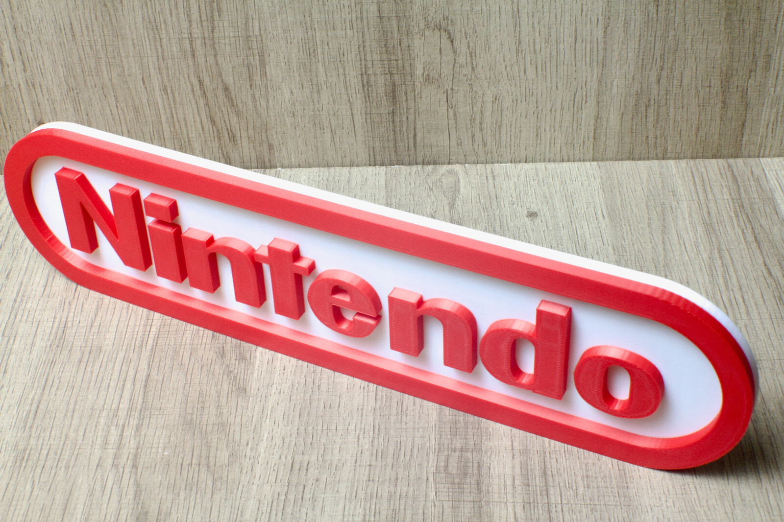 Large Nintendo Logo Video Game Wall Art Collectable Sign