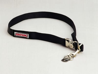 Simpson Racing 36007BK Helmet Restraint Strap Black