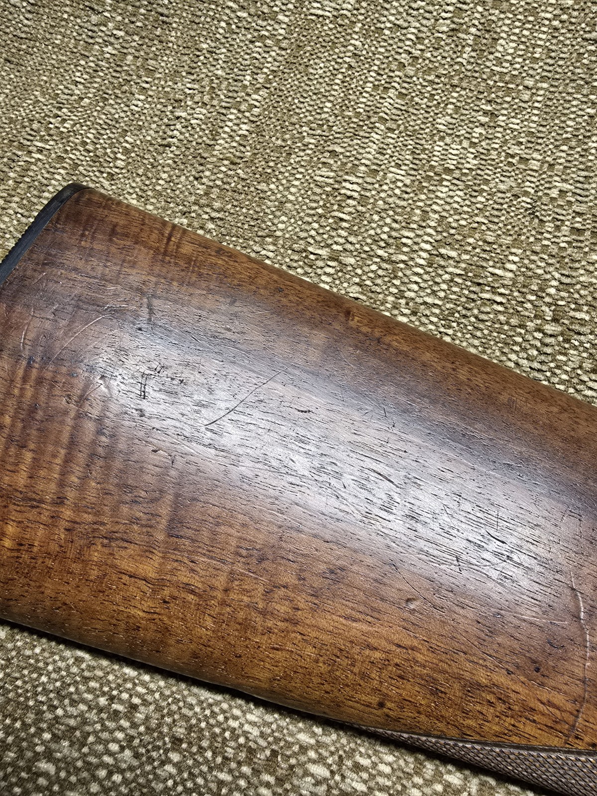 Vintage Original 1902 German Luger Carbine Shoulder Stock P08 Not Repro