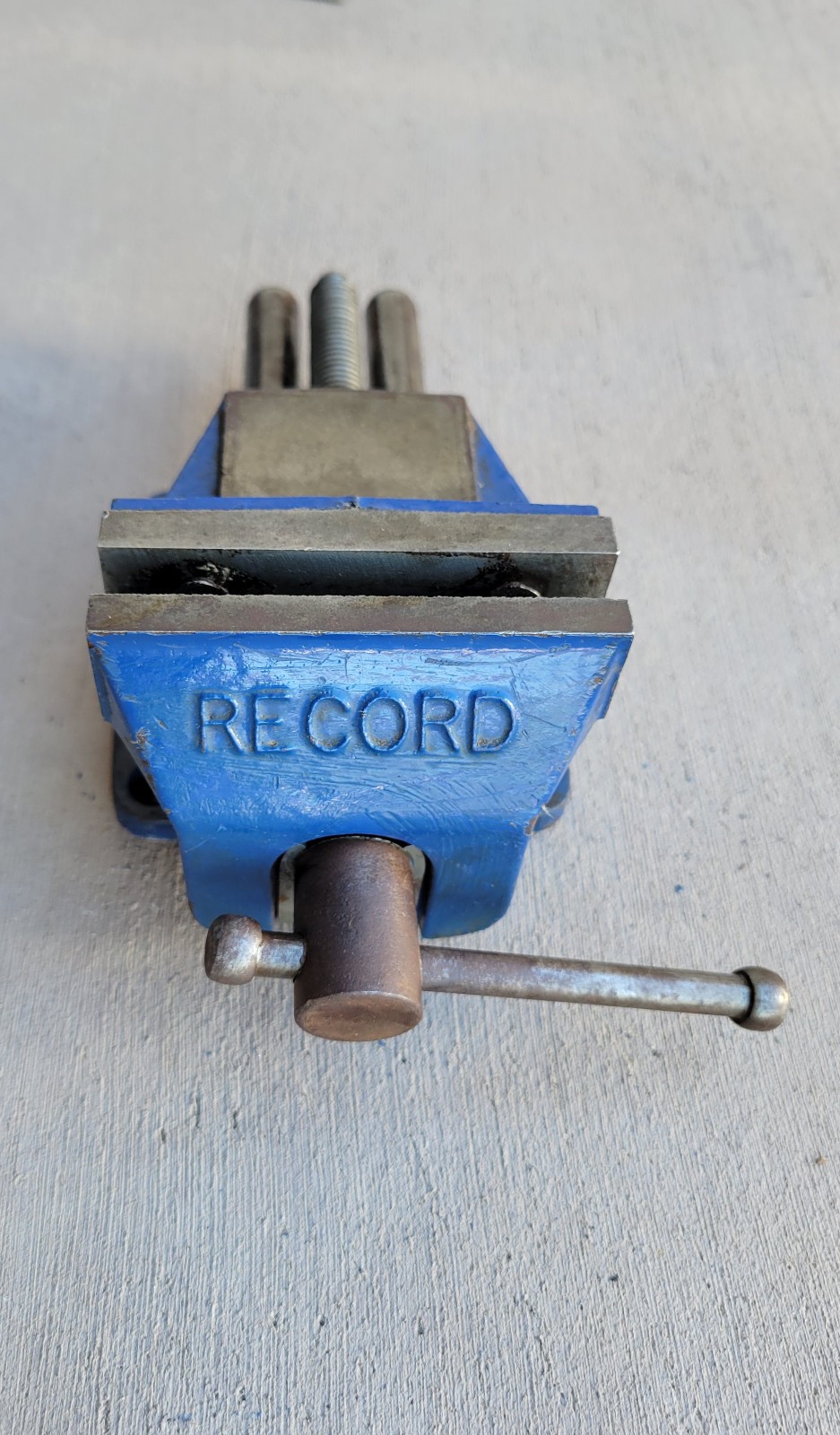 RECORD #2075 Vise Made In Sheffield England 3.5 in JAWS Smooth Operation