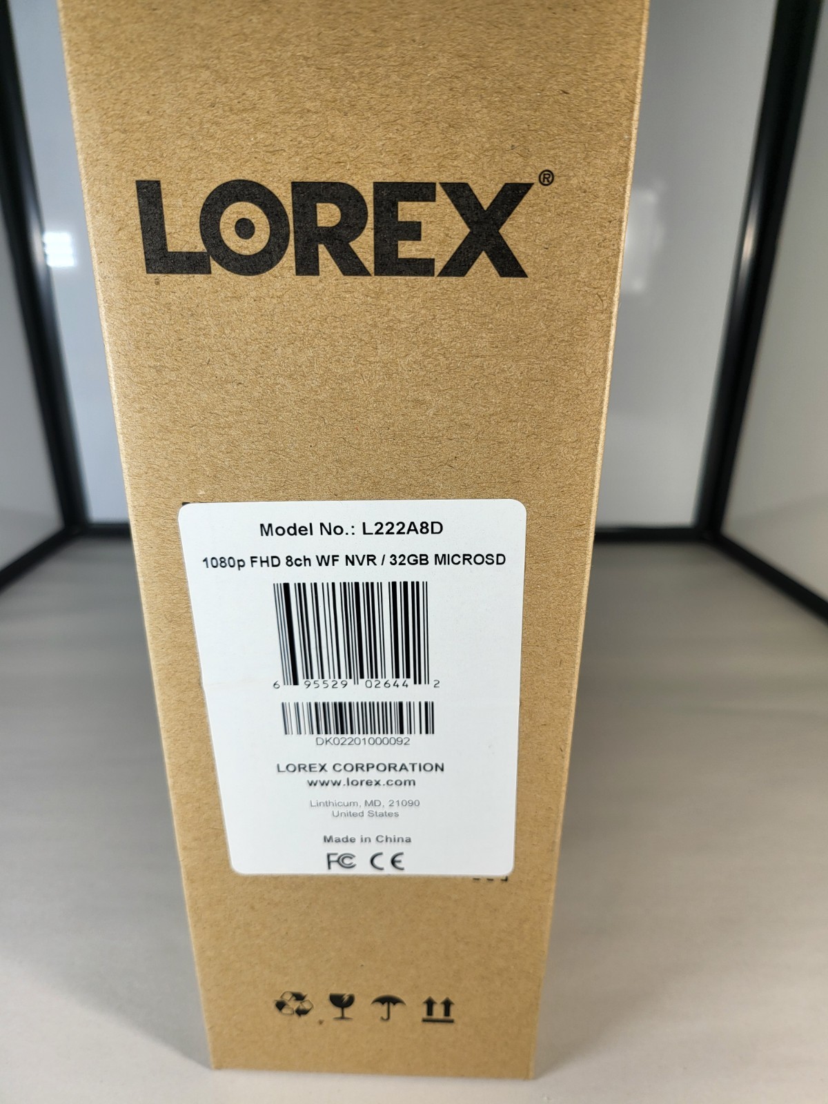 Lorex L222A8D 1080p FHD 8ch WF NVR New Sealed 32GB MicroSD