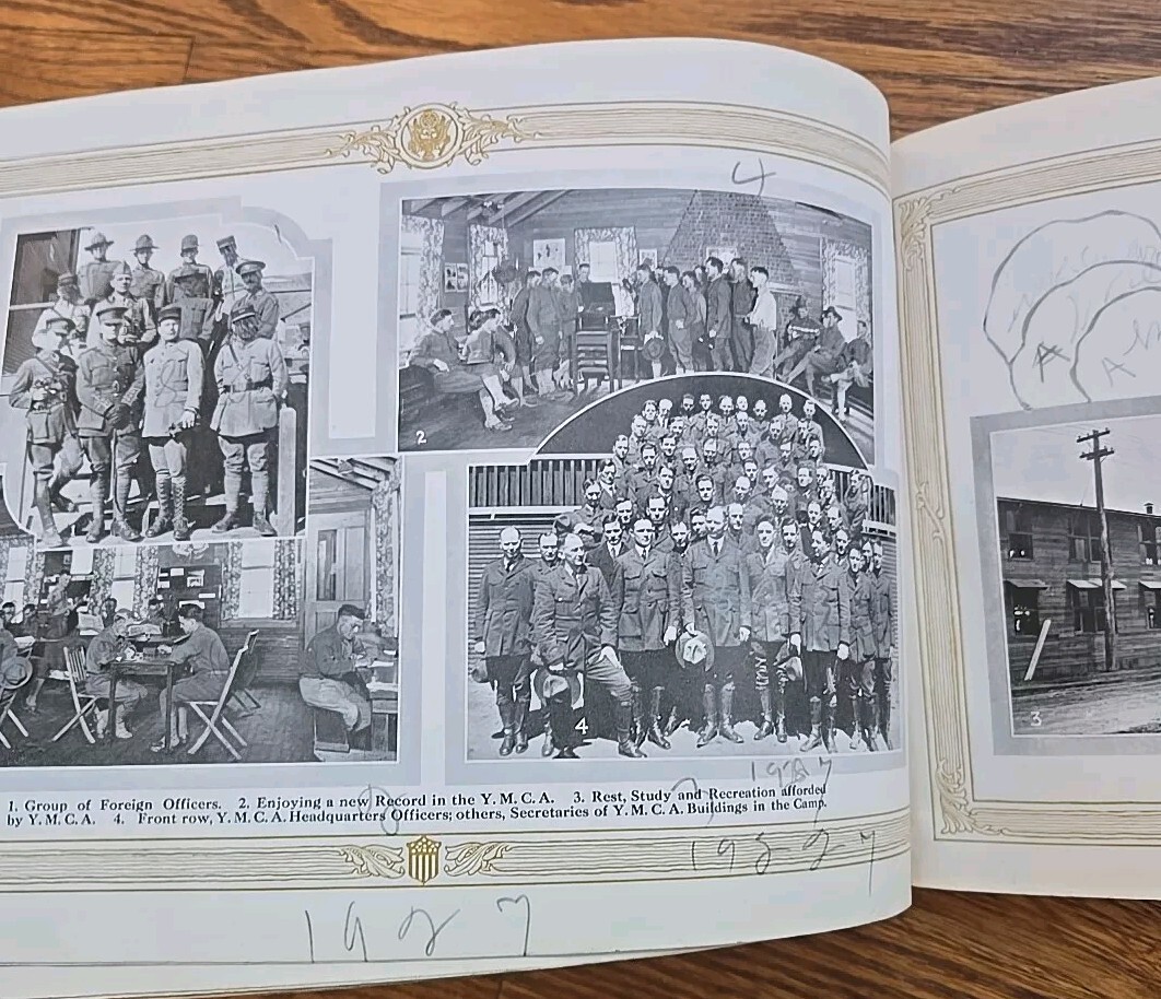 1918 Cantonment Life Camp Funston Book Magazine Kansas KS WW1 WWI