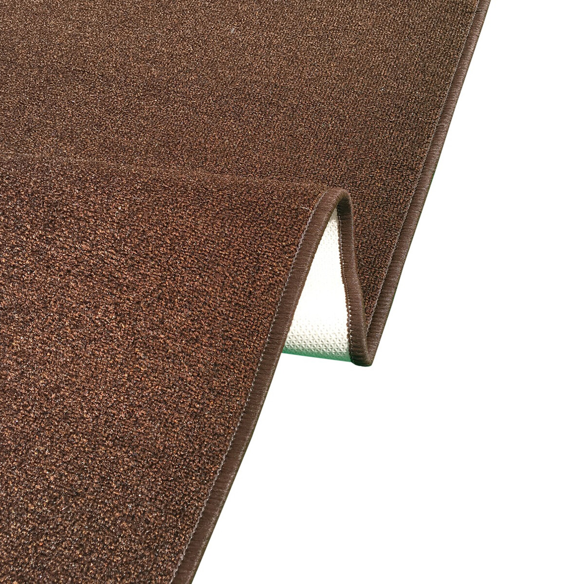 Custom Size SOLID BROWN Stair Hallway Runner Rug Non Slip Rubber Back