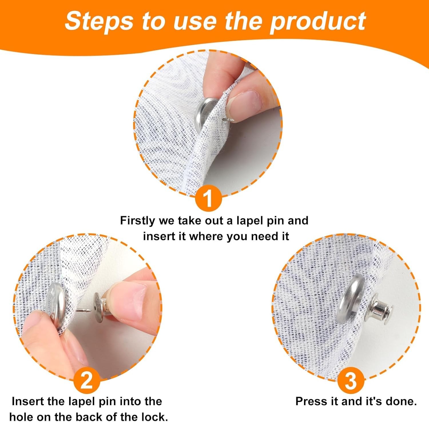 50 Pcs Metal Locking Pin Backs Pin Keepers Clasp Pin Backs Lockung Buckles