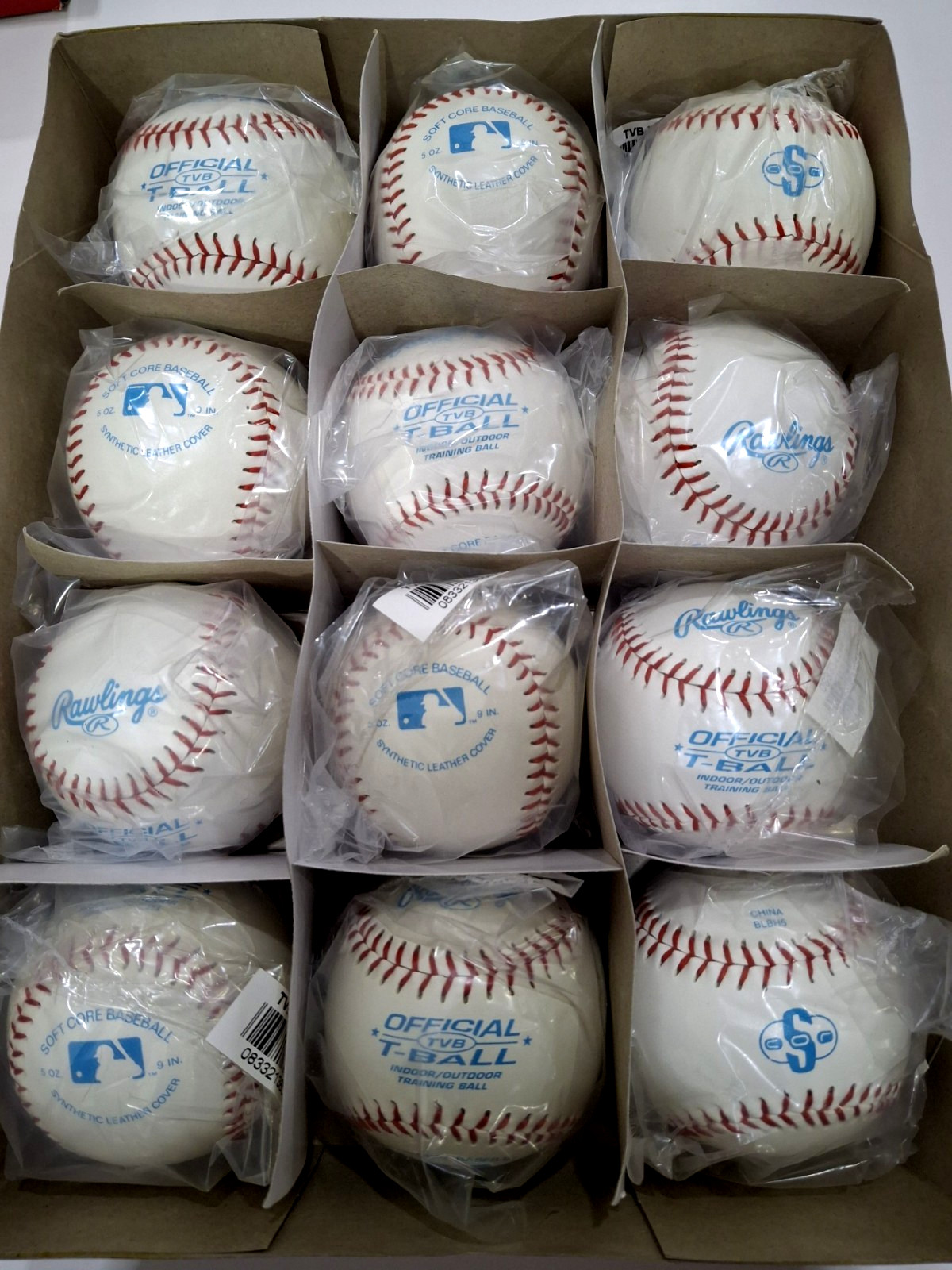 Rawlings Team Pack 6U T-Baseballs- 1 Dozen