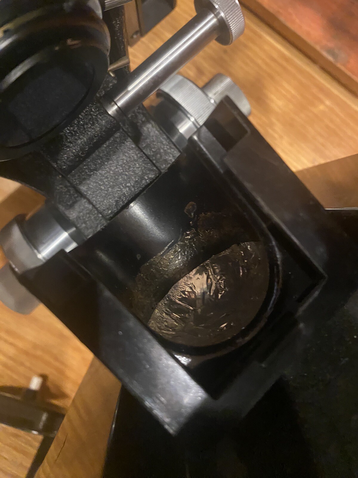 Vintage STEINDORFF BERLIN Binocular Microscope w Accessories & Wooden Case LOOK!