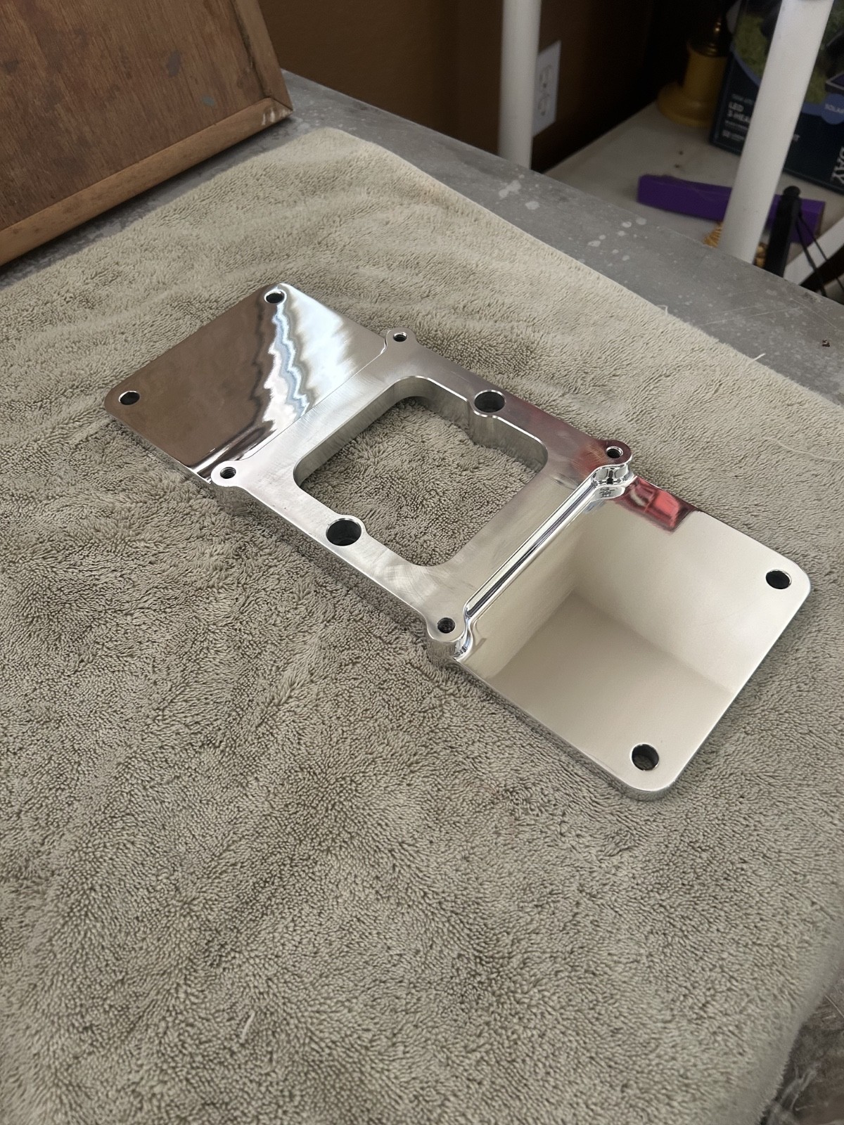 Mooneyham Blowers DOMINATOR SINGLE CARB ADAPTER 671 8-71 hemi chevy ford blower