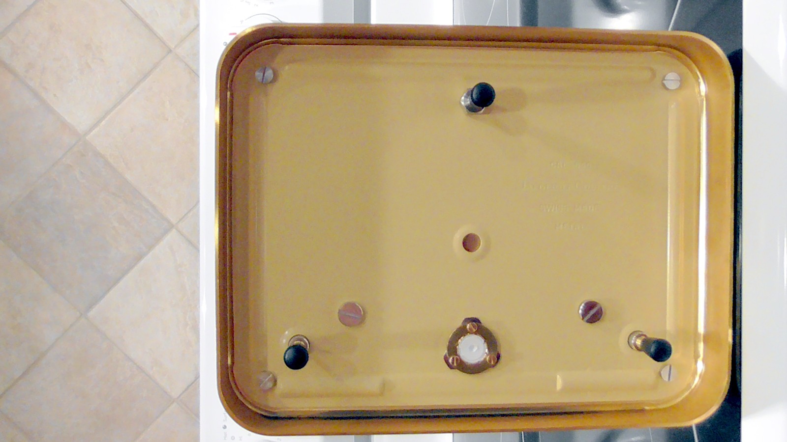 Jaeger LeCoultre 13-Jewel Movement 540 Swiss Mantel Clock Serial Number #649219