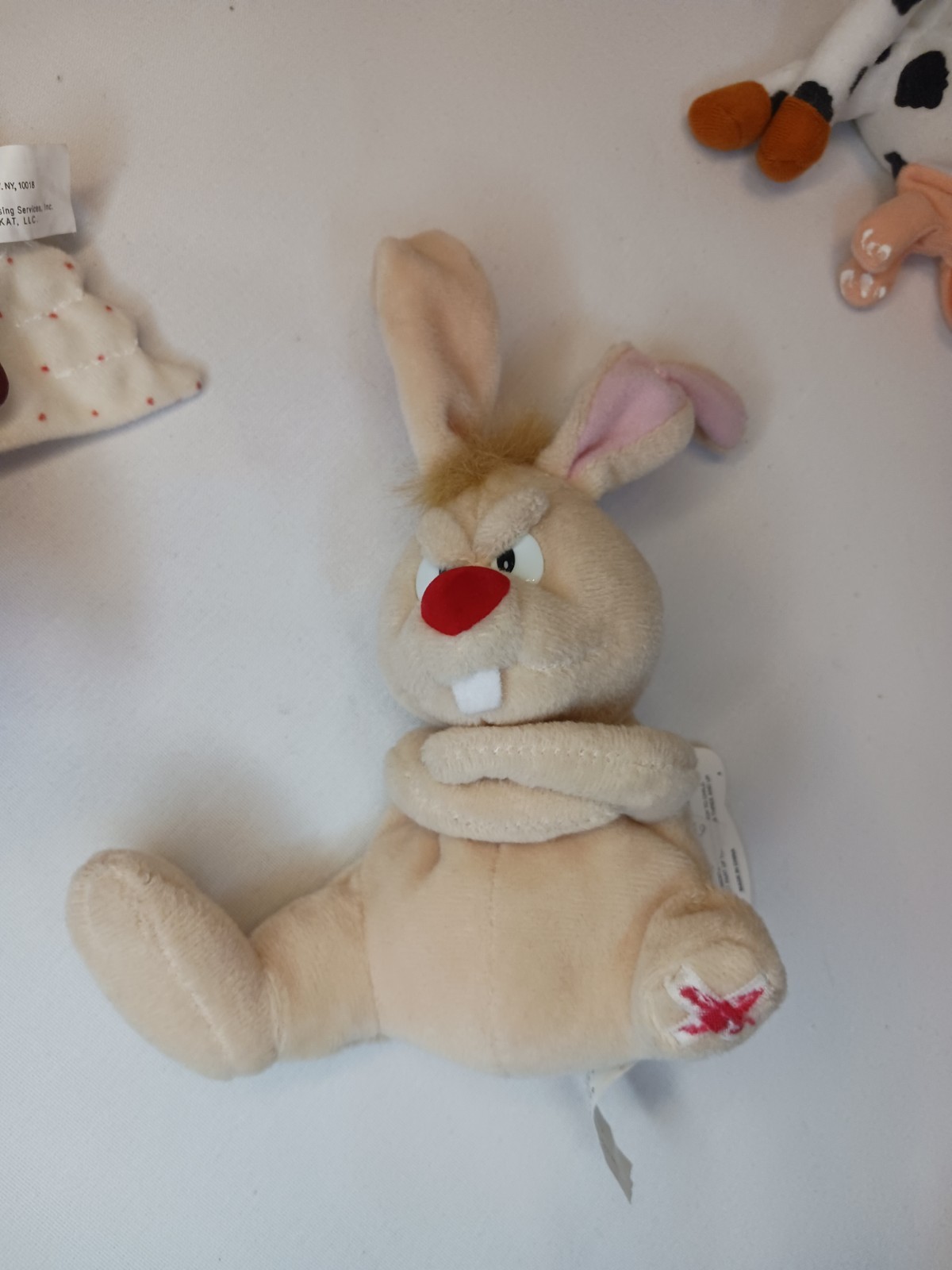 Meanies Series 2 Lot NWT Vintage Plush 1998 Collectible Cow Chicken Rabbit