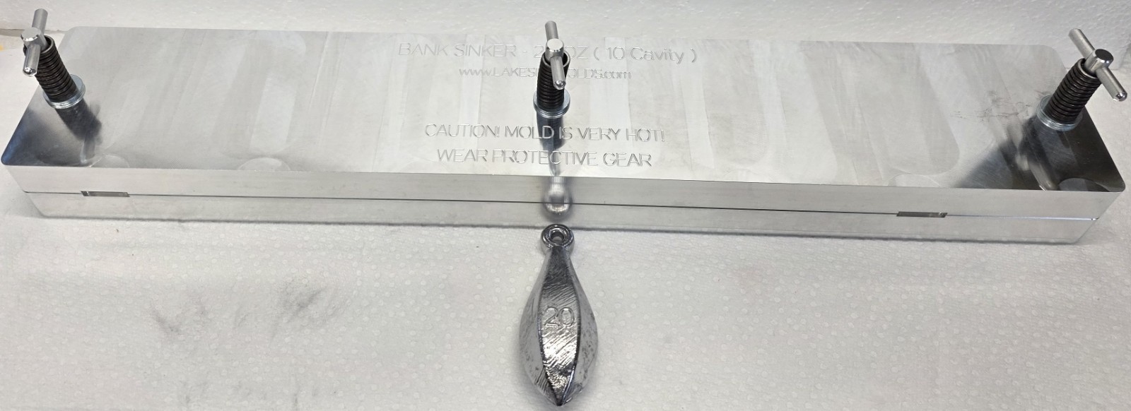 20 oz Bank Sinker 10 Cavity Production Mold