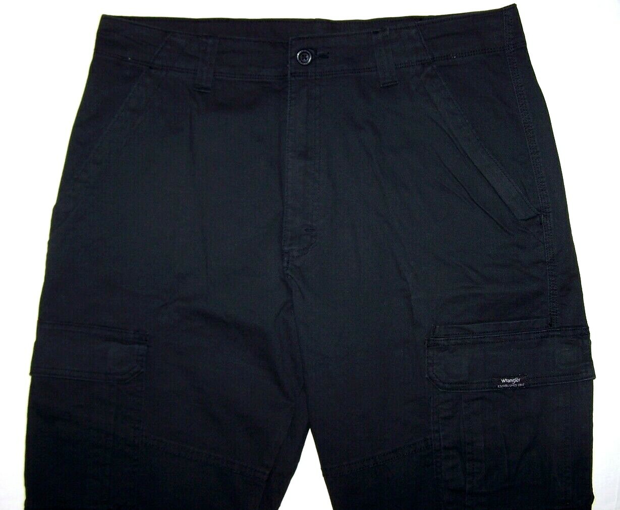 Men's Wrangler Relaxed Fit Cargo Pants w/ Stretch Relaxed Fit 4 COLORS ALL SIZES