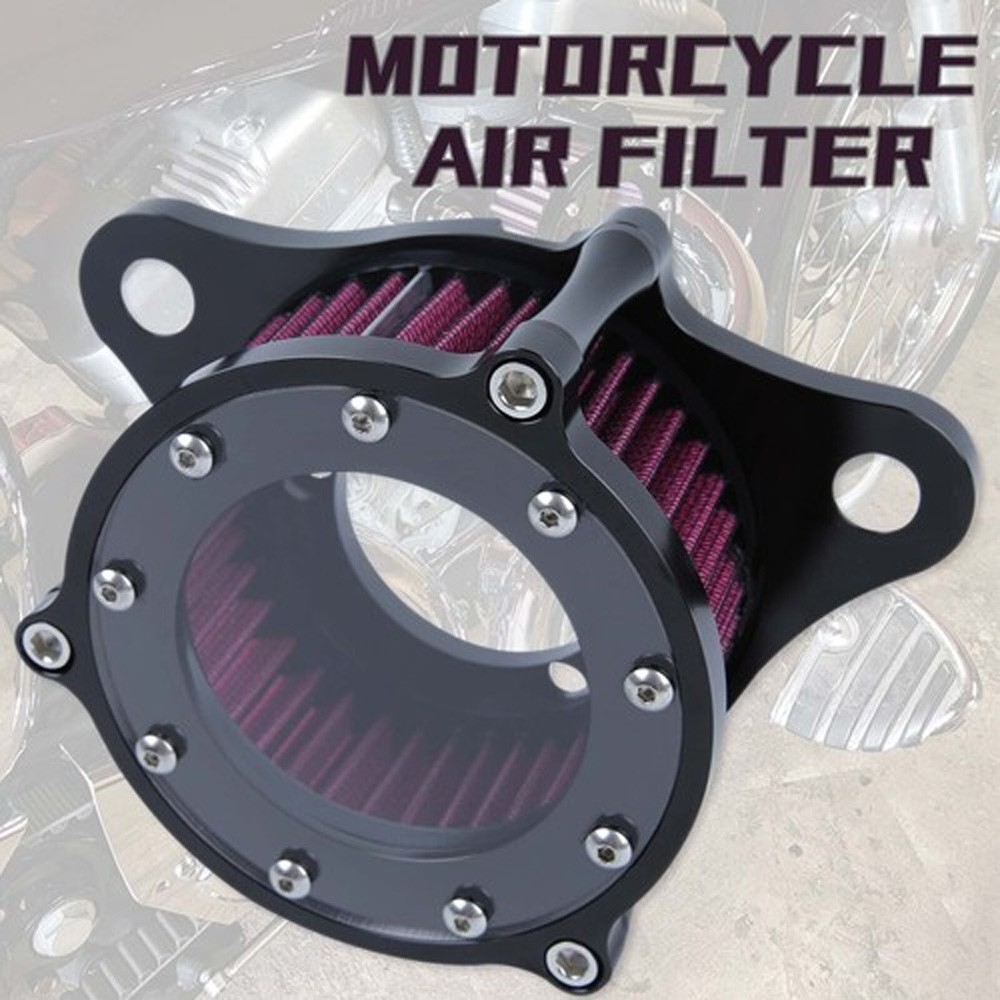 Air Cleaner Intake Filter Kit For Harley Sportster Iron XL 883 1200 72 48 88-Up