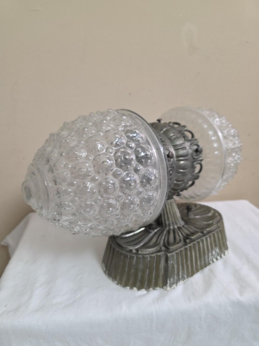 Vintage Double Vanity Bathroom Wall Globes Light Fixture By Lightcraft App 13"