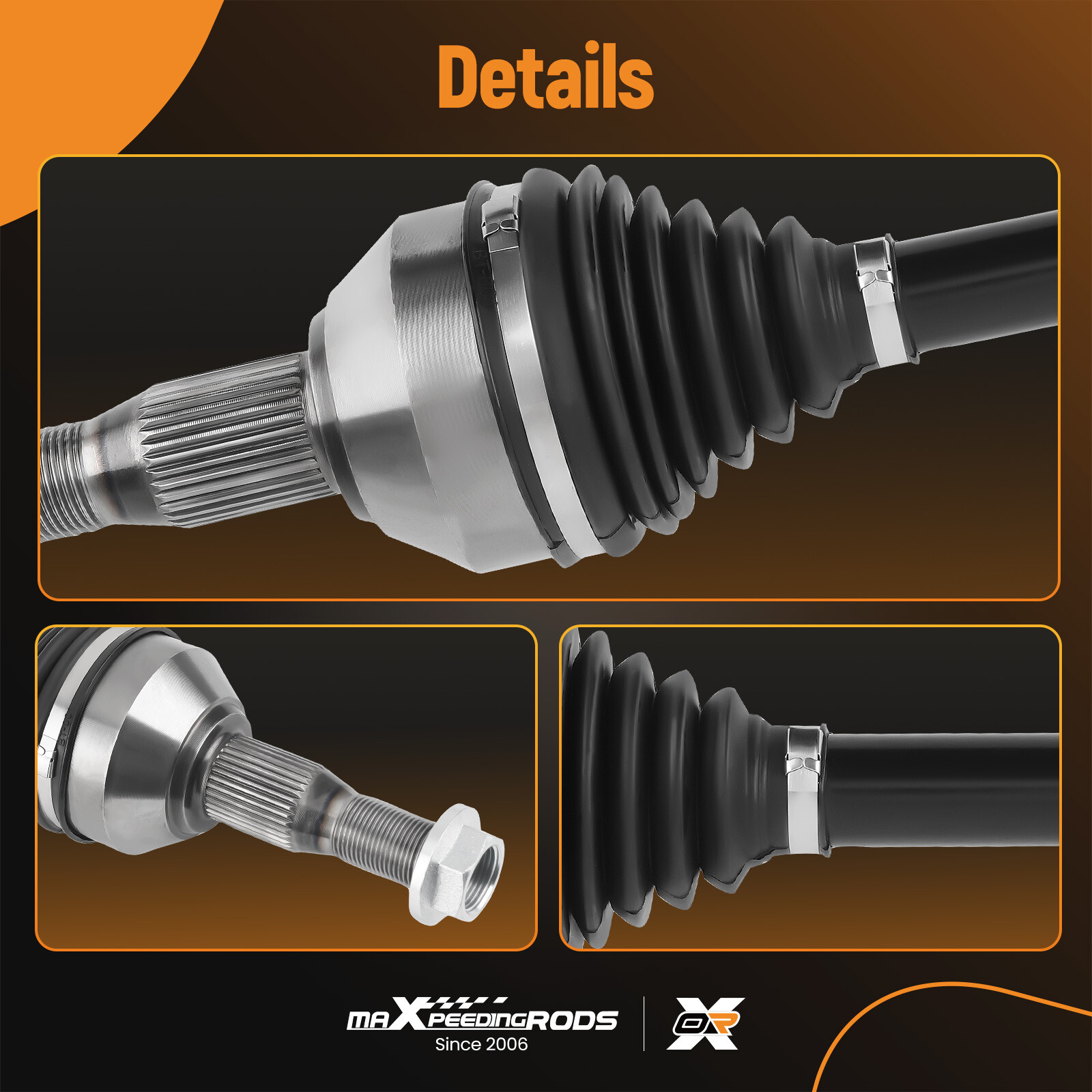 2X Front CV Axles Shafts for Chevy Impala Buick Lacrosse Pontiac Grand Prix